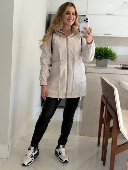 Parka Dupla Face Impermeável - 2 Looks em 1